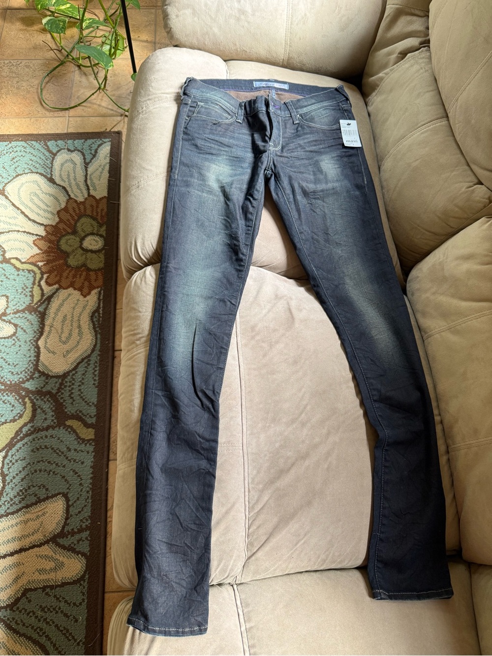Mavi Women's Skinny Jeans in Dark Wash Blue NWT